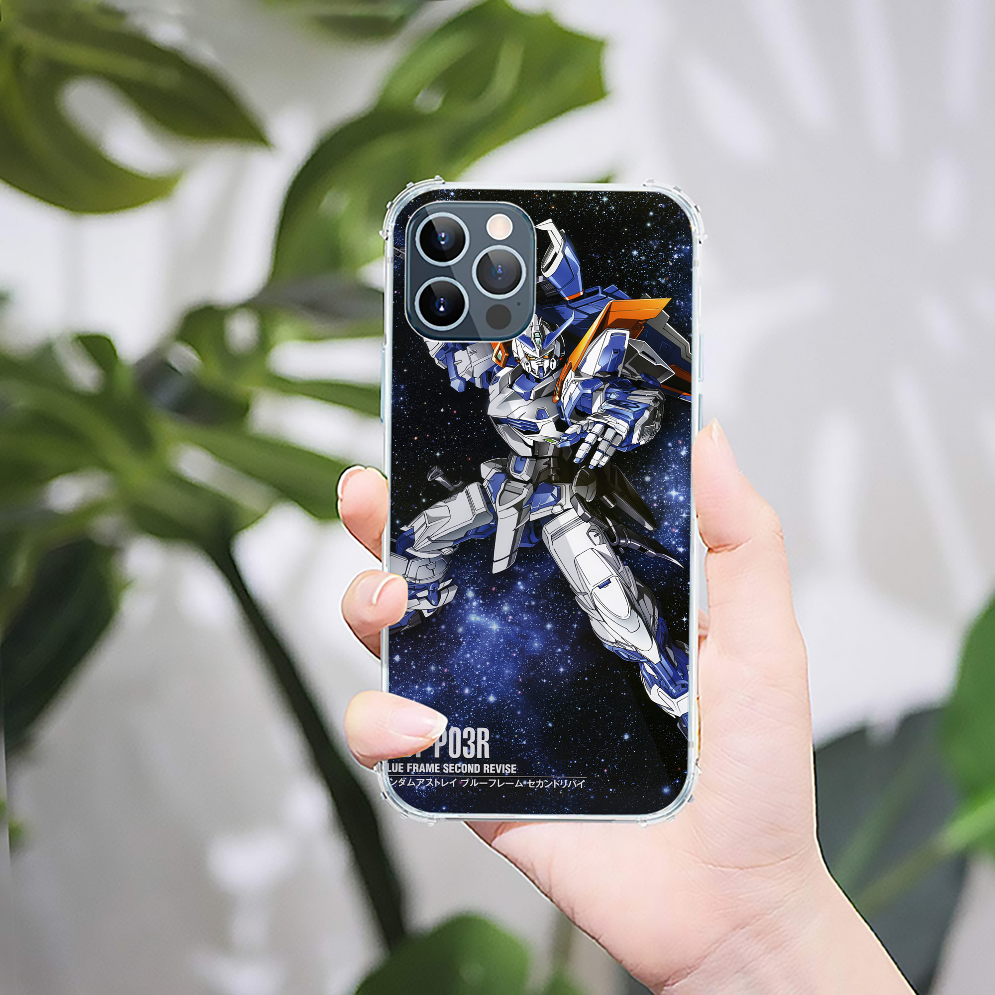 （画像用） 機動戦士ガンダム Mobile Suit Gundam 【iPhone 12シリーズ対応】透明スマホケース（クリアソフトケース）